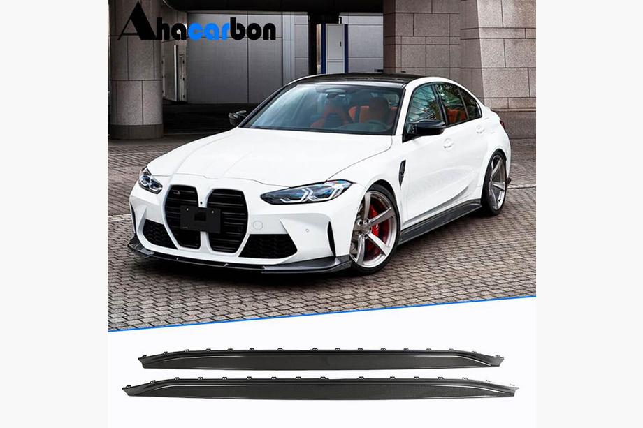 BMW 3-serie G20/G21 2018– Sideskørt-forlængere V5 (til G80, carbon) Image