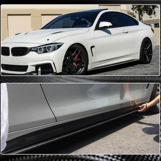 Sideskørteforlængere V2 (til F32/F33 M-Sport, kulfiber) BMW 4-serie F32/F33/F36 2012–2020 foto 4