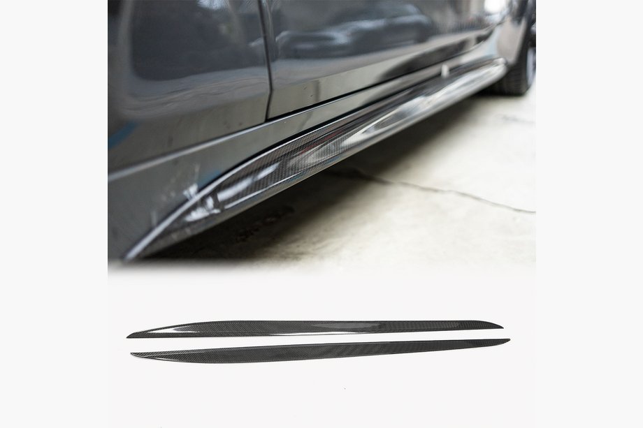 BMW 4-serie G22/23/26 2020– Sideskørteforlængere V2 (til G22/G23 M-Sport, carbon) Image