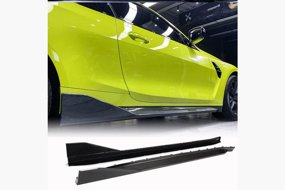 BMW 4-serie G22/23/26 2020– Sideskørter V1 (til G82/G83, carbon) Foto 1