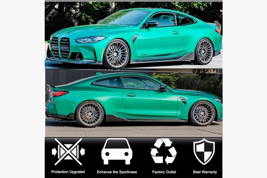 BMW 4-serie G22/23/26 2020– Sideskørter V1 (til G82/G83, carbon) Foto 2