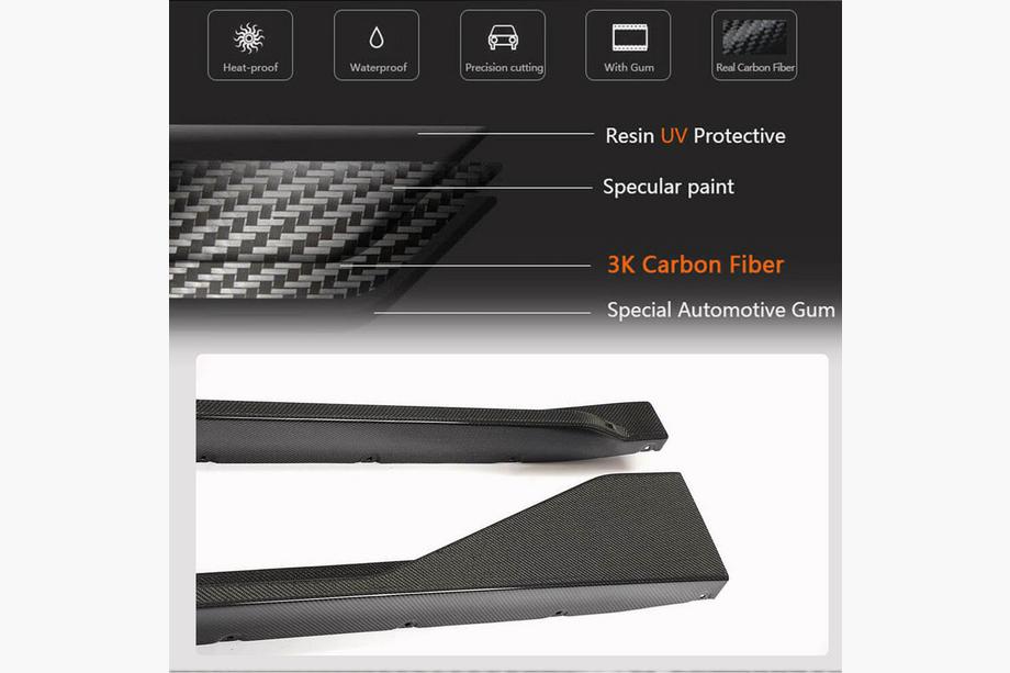 BMW 4-serie G22/23/26 2020– Sideskørter V1 (til G82/G83, carbon) Foto 4