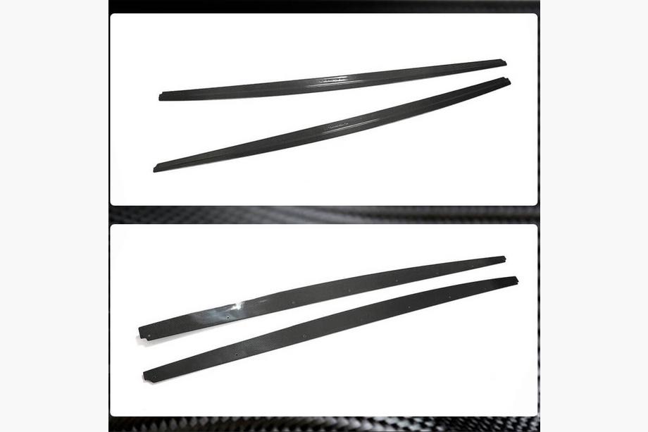 BMW 5-serie F10/F11 2010–2016 Sideskørt-extensions (til M-Sport/M5 sideskørter, carbon) Foto 5
