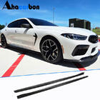 BMW 8-serie G14/G15/G16 2018– Sideskørt-forlængere V1 (til G16 M-Sport/F93 M8, carbon) foto 1