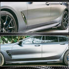 BMW 8-serie G14/G15/G16 2018– Sideskørt-extensions V2 (til G16 M-Sport/F93 M8, carbon) foto 4