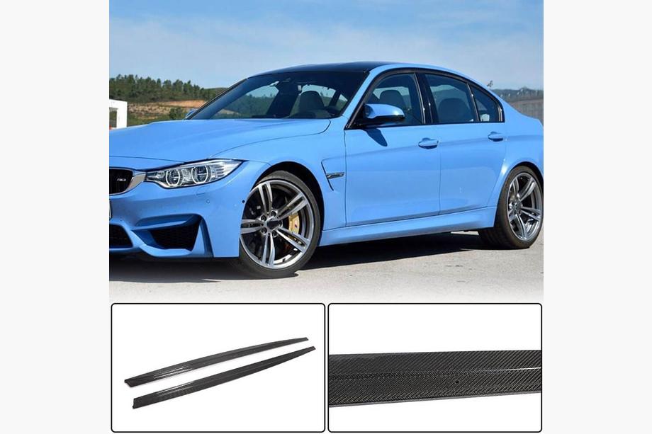 BMW 3-serie F30/F31 2012–2019 Sideskørter V1 (til M3 sideskørter, carbon) Foto 1