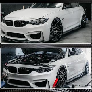 Sideskørte-extensions V2 (til M3 sideskørter, carbon) BMW 3-serie F30/F31 2012–2019 foto 4