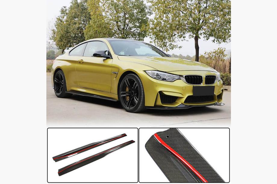 BMW 4-serie F32/F33/F36 2012–2020 FRP V4 sideskørter (til F82) Image