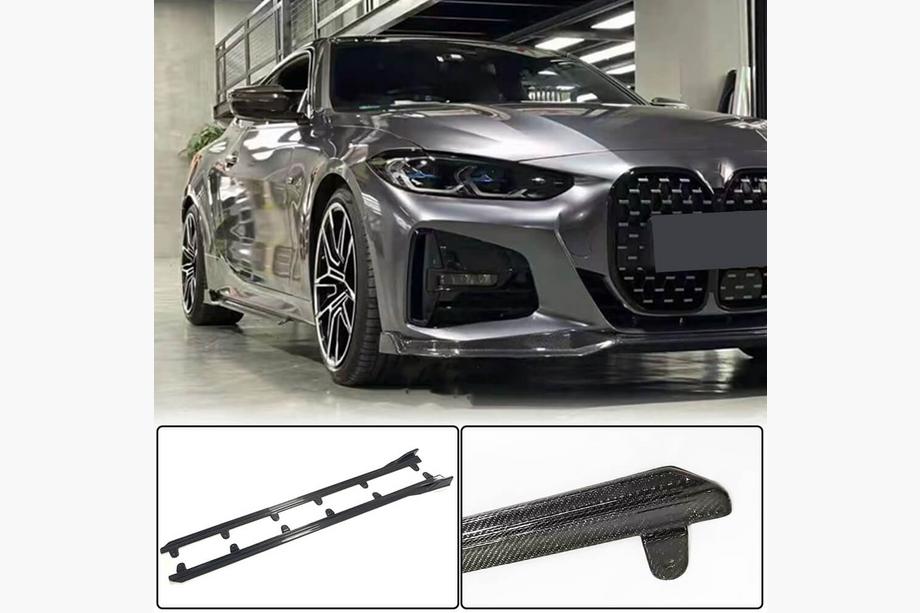 BMW 4-serie G22/23/26 2020– V3 sideskørter (til G22/G23 M-Sport, kulfiber) Image