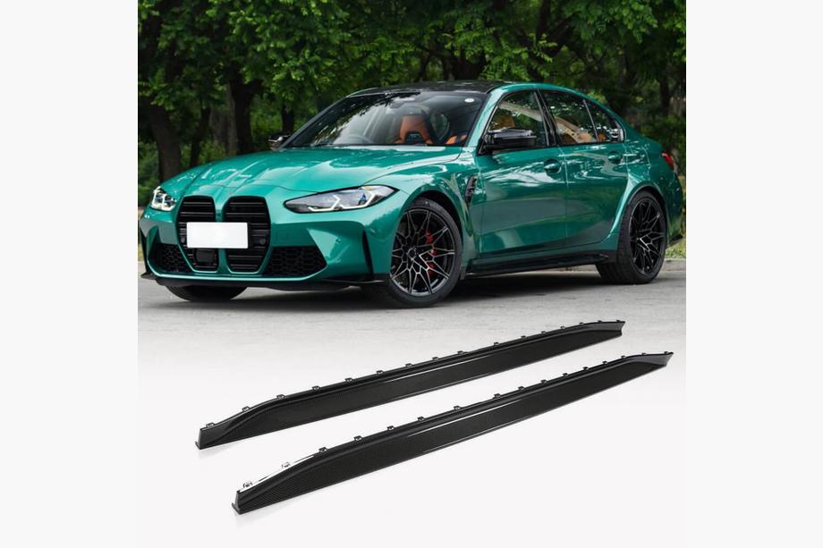 BMW 3-serie G20/G21 2018– Sideskørt V1 (til G80, carbon) Foto 1