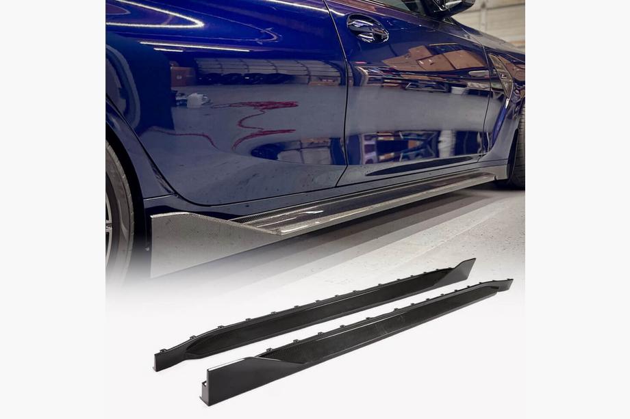 BMW 3-serie G20/G21 2018– Sideskørtslister V2 (til G80, carbon) Image