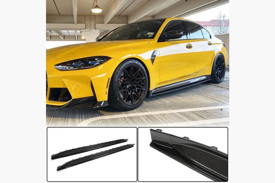 BMW 3-serie G20/G21 2018– Sideskørter V4 (til G80, carbon) Image