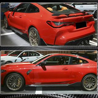 Sideskørt-extensions V2 (til G82/G83, carbon) BMW 4-serie G22/23/26 2020– foto 4
