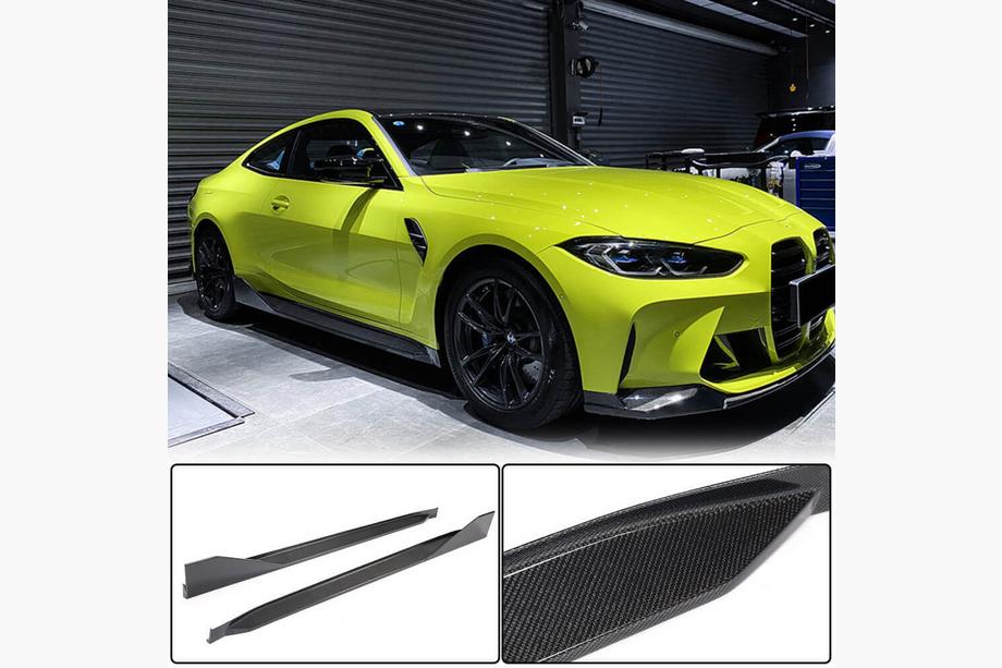BMW 4-serie G22/23/26 2020– Tærskelbeklædninger Dry Carbon V2 (til G82/G83) Foto 1