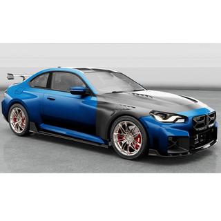 Sideskørt-forlængere V1 (til G87, carbon) BMW 2-serie G42 2021– foto 4