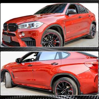 Sideskørtforlængere (til F86, carbon) BMW X6 F16 2014–2019 foto 4