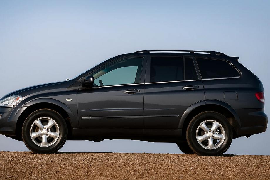 SsangYong Kyron 2005–2014 Udvendige vindueslister i rustfrit stål (6 stk.) Foto 1