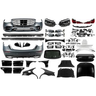 Facelift kit til W223 AMG Line (med dørhåndtag og indsatser) Mercedes S-Klasse W221 2005–2013 foto 1
