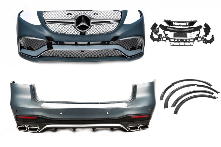 Mercedes GLE/ML Klasse W166 2011–2018 Bodykit GLE63 AMG (med bagkofanger) Foto 2