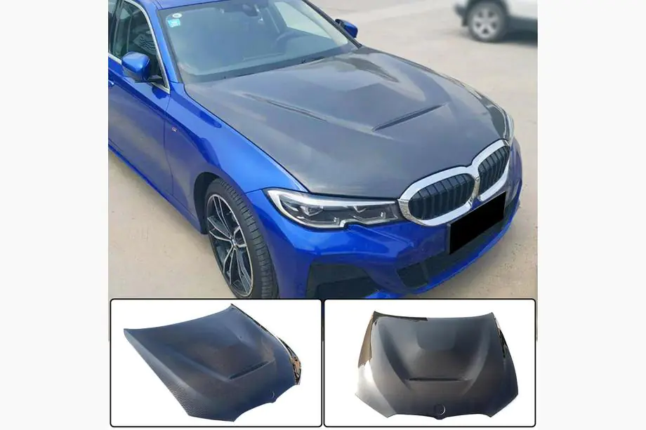 BMW 3-serie G20/G21 2018– Carbon motorhjelm (V1) Image