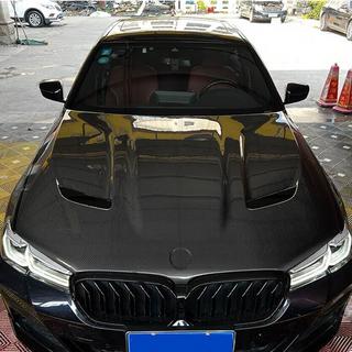 Motorhjelm (F90-stil, kulfiber) BMW 5-serie G30/G31 2017–2023 foto 2