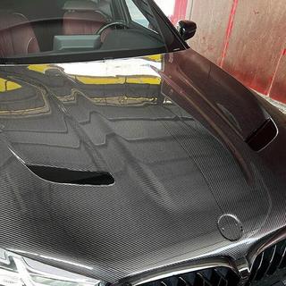 Motorhjelm (F90-stil, kulfiber) BMW 5-serie G30/G31 2017–2023 foto 3