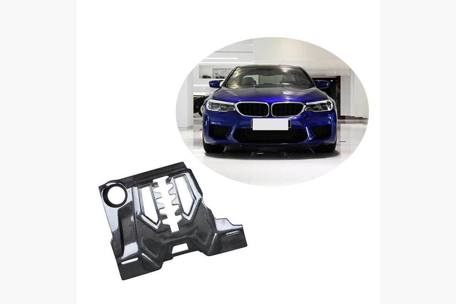 BMW 5-serie G30/G31 2017–2023 Kulfiber motordæksel (til F90) Image