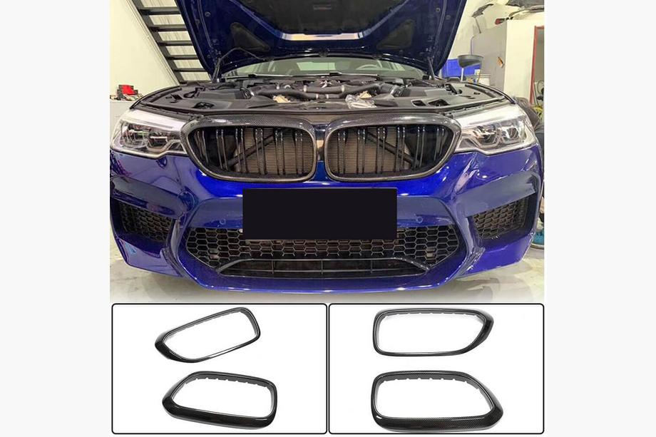 BMW 5-serie G30/G31 2017–2023 Kølergrill-omramning (2017-2020, carbon) Image