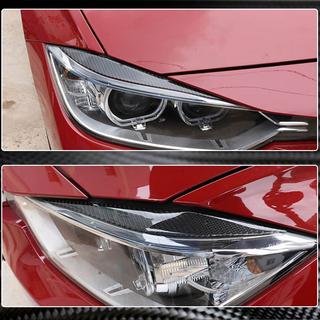 Øjenbryn til forlygter V1 (til F30, carbon) BMW 3-serie F30/F31 2012–2019 foto 4