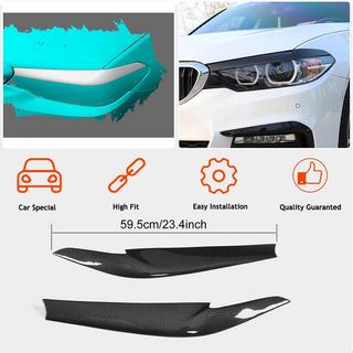 Øjenbryn til forlygter i tør carbon (2017-2020) BMW 5-serie G30/G31 2017–2023 foto 2
