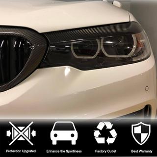 Øjenbryn til forlygter i tør carbon (2017-2020) BMW 5-serie G30/G31 2017–2023 foto 3