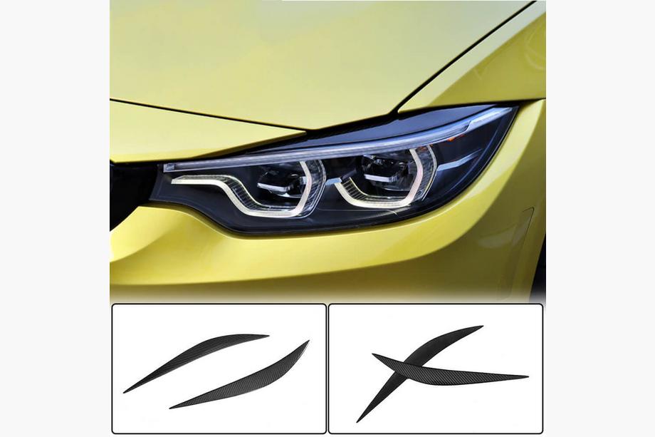 BMW 4-serie F32/F33/F36 2012–2020 Forlygtevipper V1 (Carbon) Image