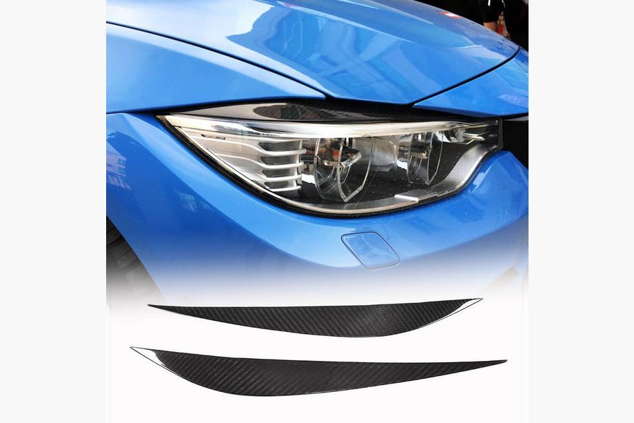 BMW 4-serie F32/F33/F36 2012–2020 Forlygter-øjenlåg V2 (Carbon) Image