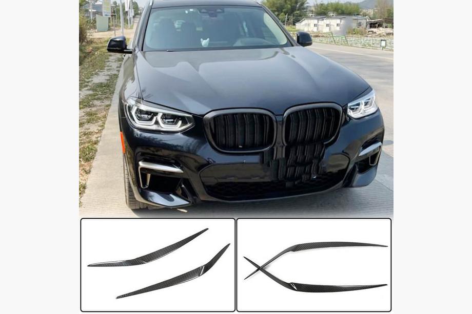 BMW X3 G01 2018– Øjenbryn til forlygter (2018-2021, Kulfiber) Image