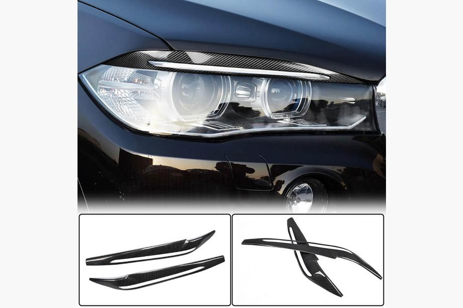 BMW X5 F15 2013–2018 Forlygtevipper V1 (Carbon) Image