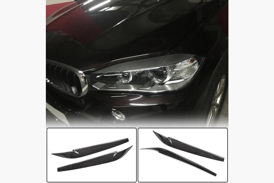BMW X5 F15 2013–2018 Forlygter-øjenlåg V2 (Carbon) Image