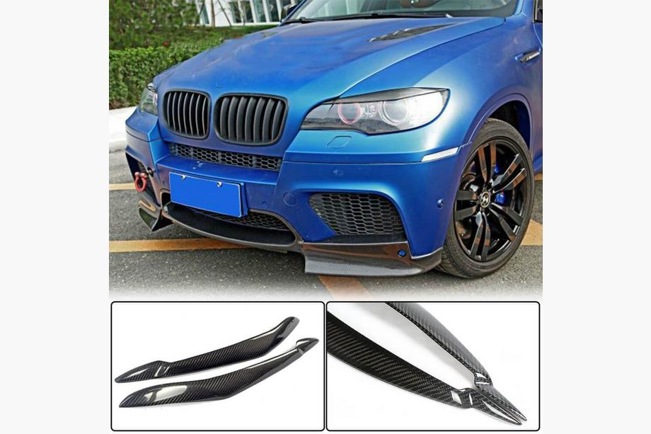 BMW X6 E71 2008–2014 Forlygtevipper (Carbon) Image