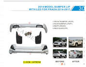 Toyota Land Cruiser Prado 150 2009–2023 Spoilerlæber til for- og bagkofanger Luxury (2013-2017) foto 28