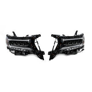 Forlygter Lexus-design 4-LED V2 (2017+, 2 stk) Toyota Land Cruiser Prado 150 2009–2023 foto 2