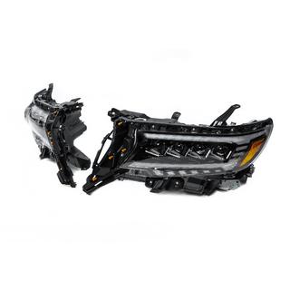 Forlygter Lexus-design 4-LED V2 (2017+, 2 stk) Toyota Land Cruiser Prado 150 2009–2023 foto 4