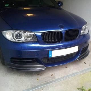 Front bumper flaps Flap (til E82/E88 M-Sport, carbon) BMW 1-serie E81/E82/E87/E88 2004–2011 foto 2