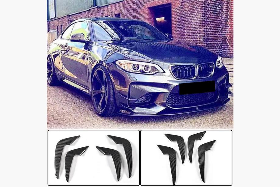 BMW 2-serie F22/F23 2014–2021 Front kofanger-flaps Flap FRP V2 (til F87 M2 2016-2020) Foto 1