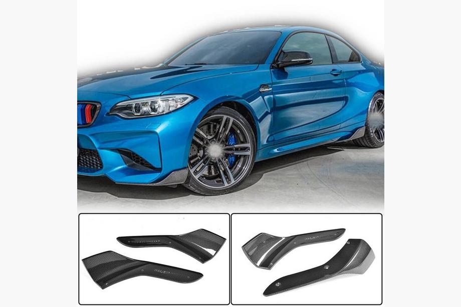 BMW 2-serie F22/F23 2014–2021 Frontkofanger flaps Flap (til F87 M2/M2C, carbon) Foto 1