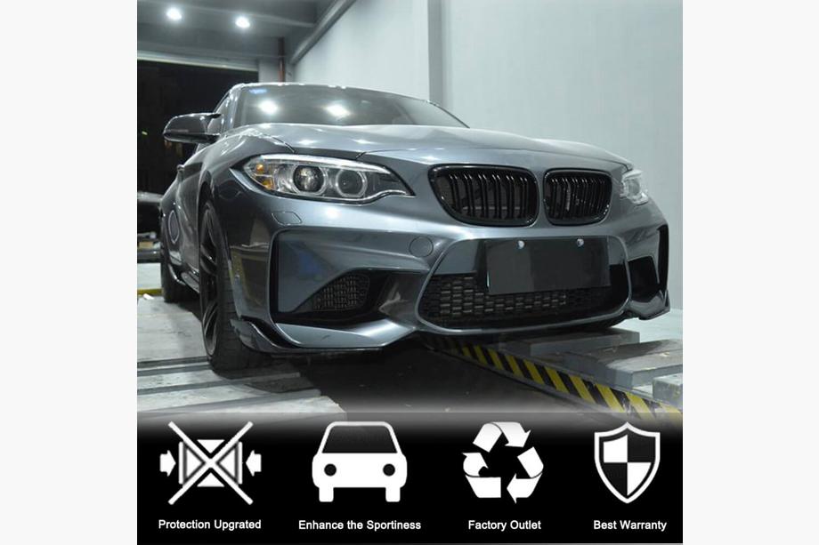 BMW 2-serie F22/F23 2014–2021 Frontkofanger flaps Flap (til F87 M2/M2C, carbon) Foto 3
