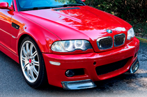 BMW 3-serie E46 1998–2006 Frontbumper flaps Flap (til M3, carbon) foto 1