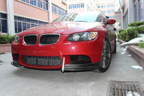 BMW 3-serie E90/E91 2005–2011 Frontspoilerlæbe-udvidelser Flap FRP V2 (til E90 2008-2011 Base) foto 4
