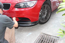 BMW 3-serie E90/E91 2005–2011 Frontspoilerlæbe-udvidelser Flap FRP V2 (til E90 2008-2011 Base) foto 7