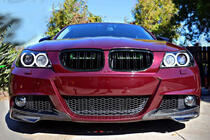 BMW 3-serie E90/E91 2005–2011 Frontkofanger flaps (til E90 2008-2011 M-Sport, carbon) foto 2