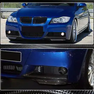 Flaps til frontkofanger Flap (til E90 2005-2008 M-Sport, kulfiber) foto 3