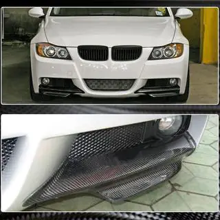 Flaps til frontkofanger Flap (til E90 2005-2008 M-Sport, kulfiber) foto 4